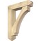 Ekena Millwork Imperial Arts and Crafts Rough Sawn Bracket w/ Offset Brace, Douglas Fir, 8"W x 36"D x 44"H BKT0806X36X44IMP03RDF - alternate 1
